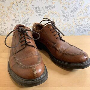 Vera Gomma brown leather oxfords
